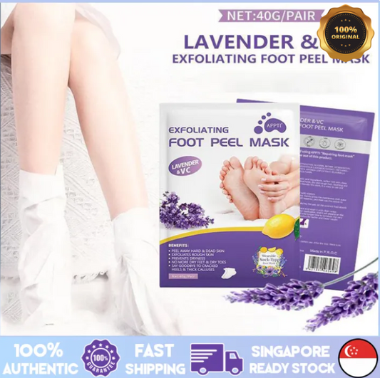 EXFOLIATING FOOT PEEL MASK ( BUY 1 GET 1 FREE )